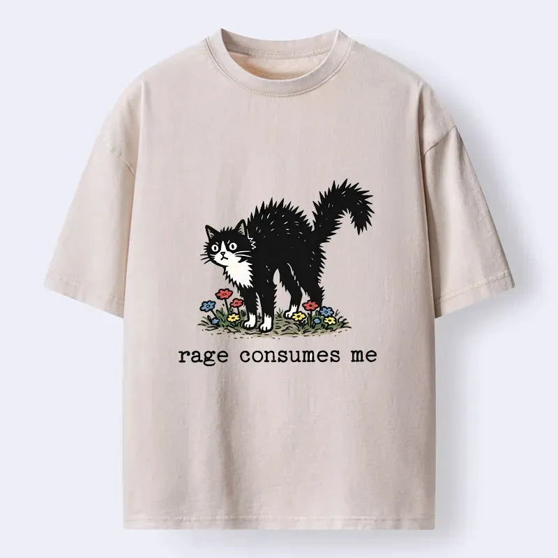 Unisex Washed Cat T-Shirt Best Seller