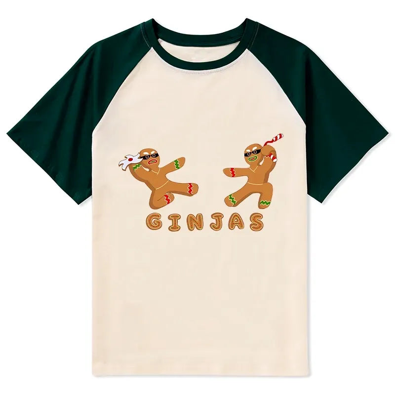Trendy Japanese Streetwear Raglan Shirt