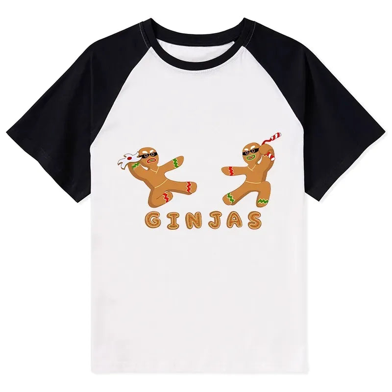 Japanese Ninja Raglan T-shirt for Men