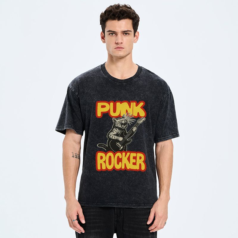 Washed Unisex Cotton Tee for Daily Wear