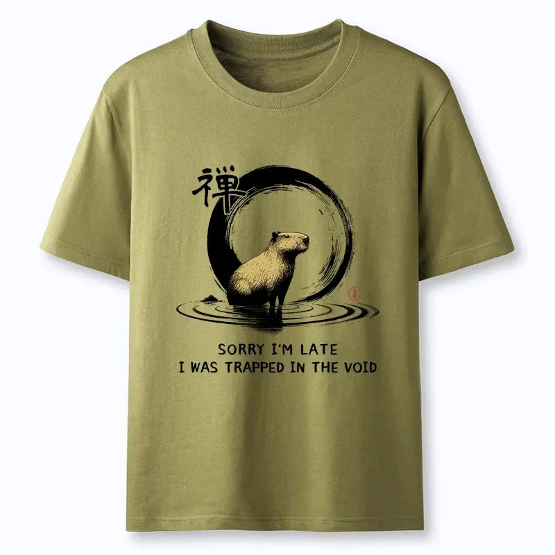 Zen Capybara Japanese Art Tee Best Seller