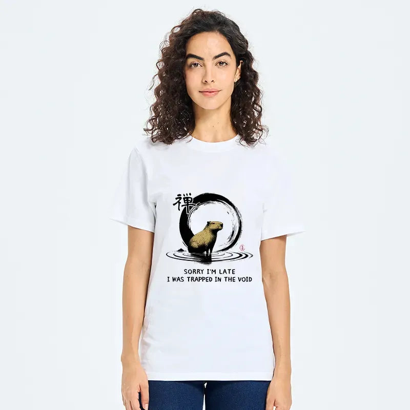 Kyoto Lion Capybara T-Shirt for Daily Wear