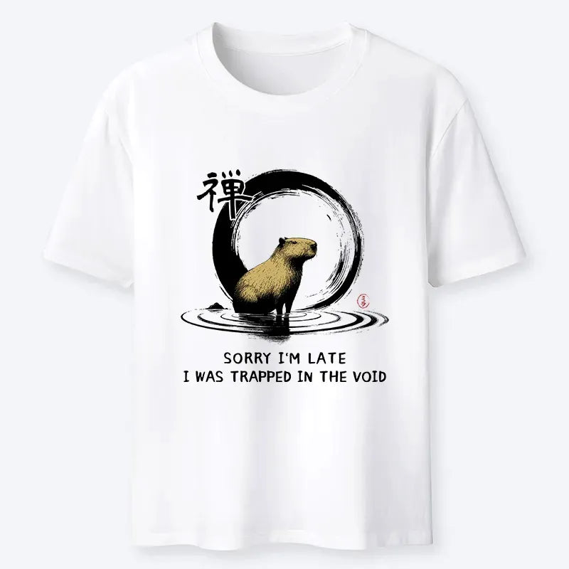 Kyoto Lion Capybara T-Shirt for Daily Wear