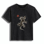 Minimal Asian Ink Brush T-shirt for Summer