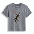 Minimal Asian Ink Brush T-shirt for Summer