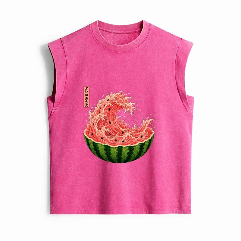 Women's Washed Tank Top for Summer