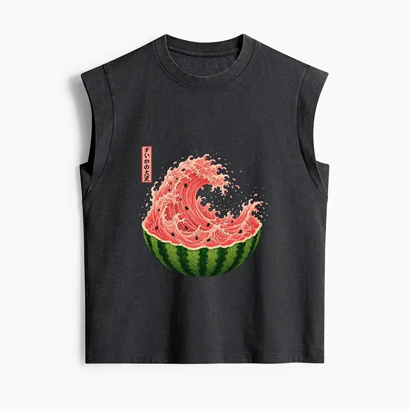Japanese Ukiyo Art Tank Top Streetwear