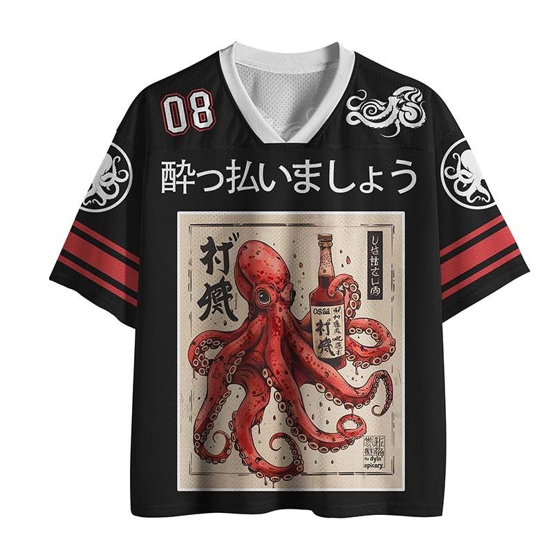 Kyoto-Lion Osaka Sak¨¦ Octopus Mesh Jersey