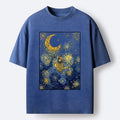 japanese vintage washed t-shirt for daily wear