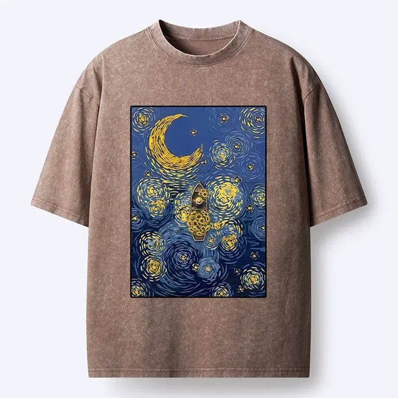 van gogh sunflower unisex t-shirt gift idea