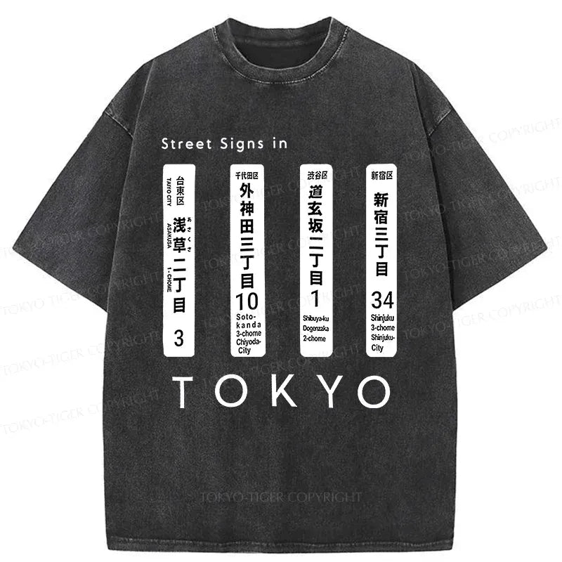 Japanese Washed T-Shirt for Daily Wear