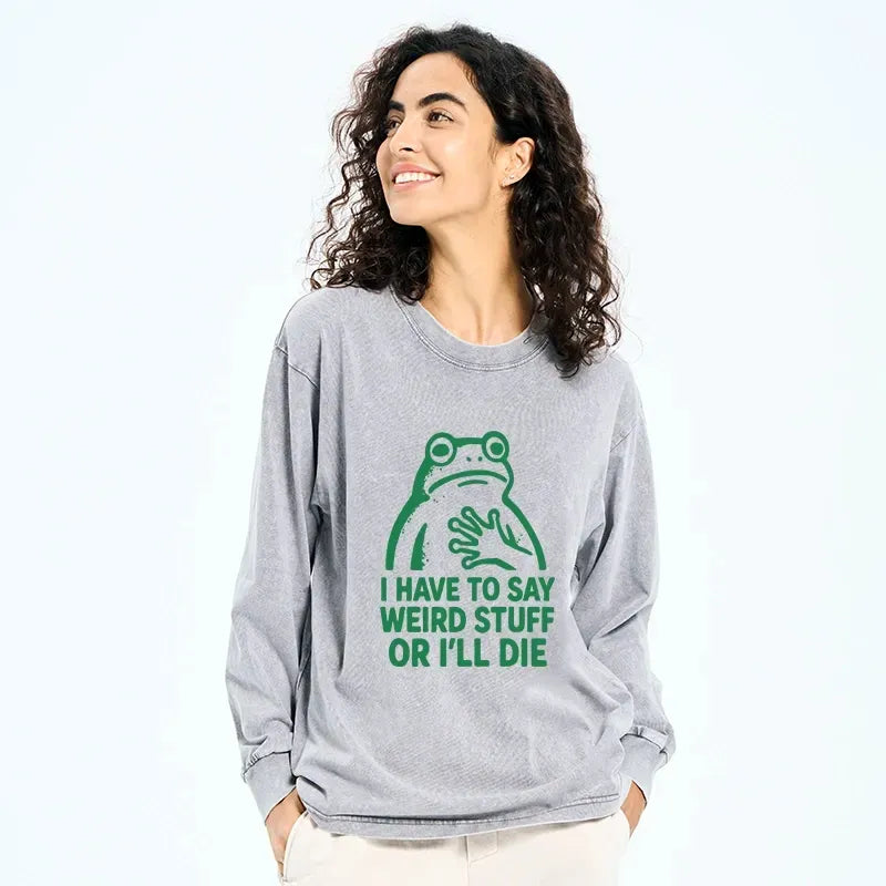 Funny Frog Long Sleeve T-Shirt