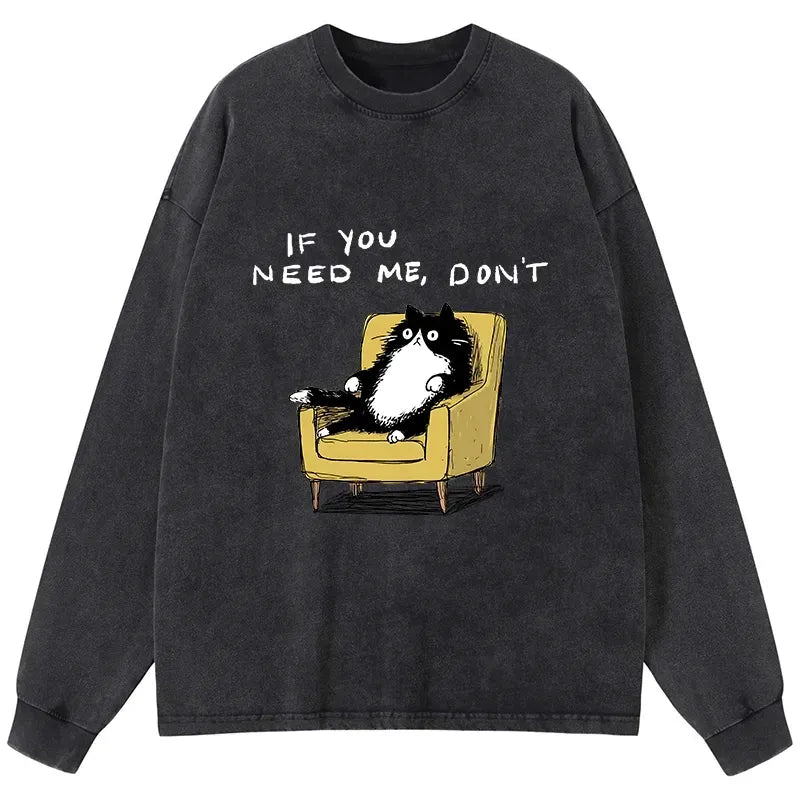 Vintage cat long sleeve on sale