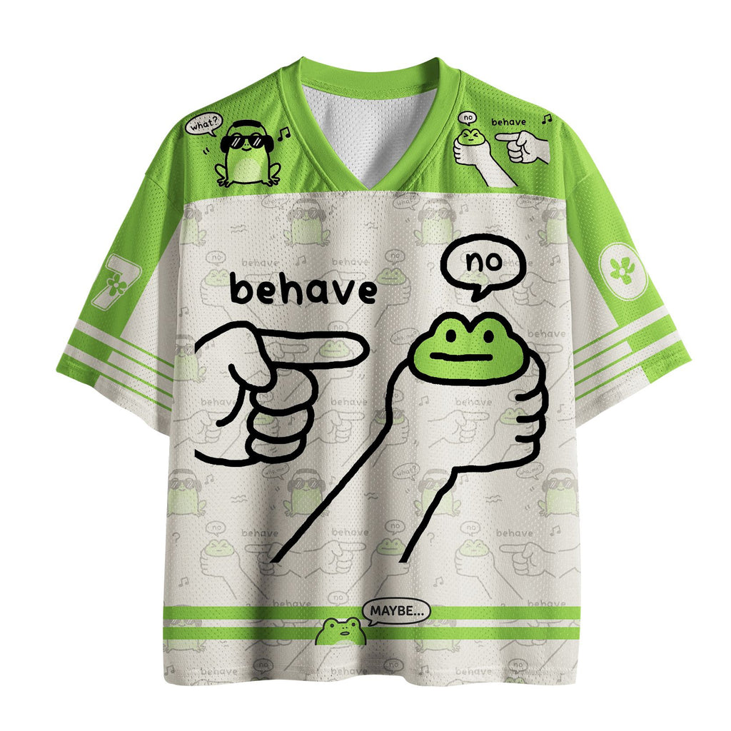 Funny frog mesh jersey gift idea