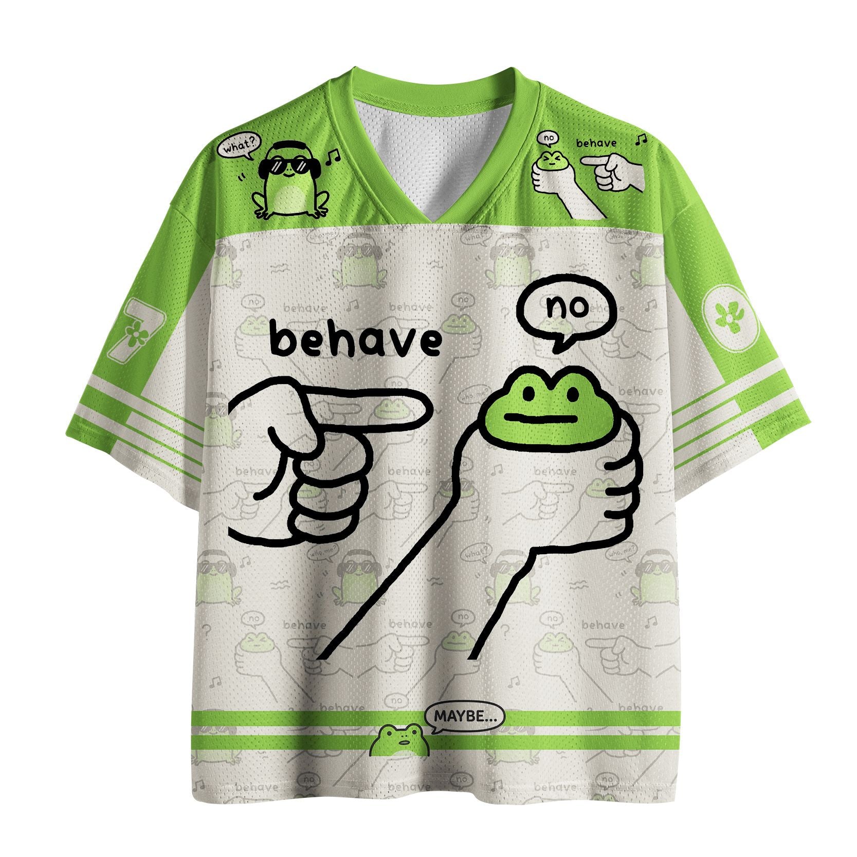 Funny frog mesh jersey gift idea