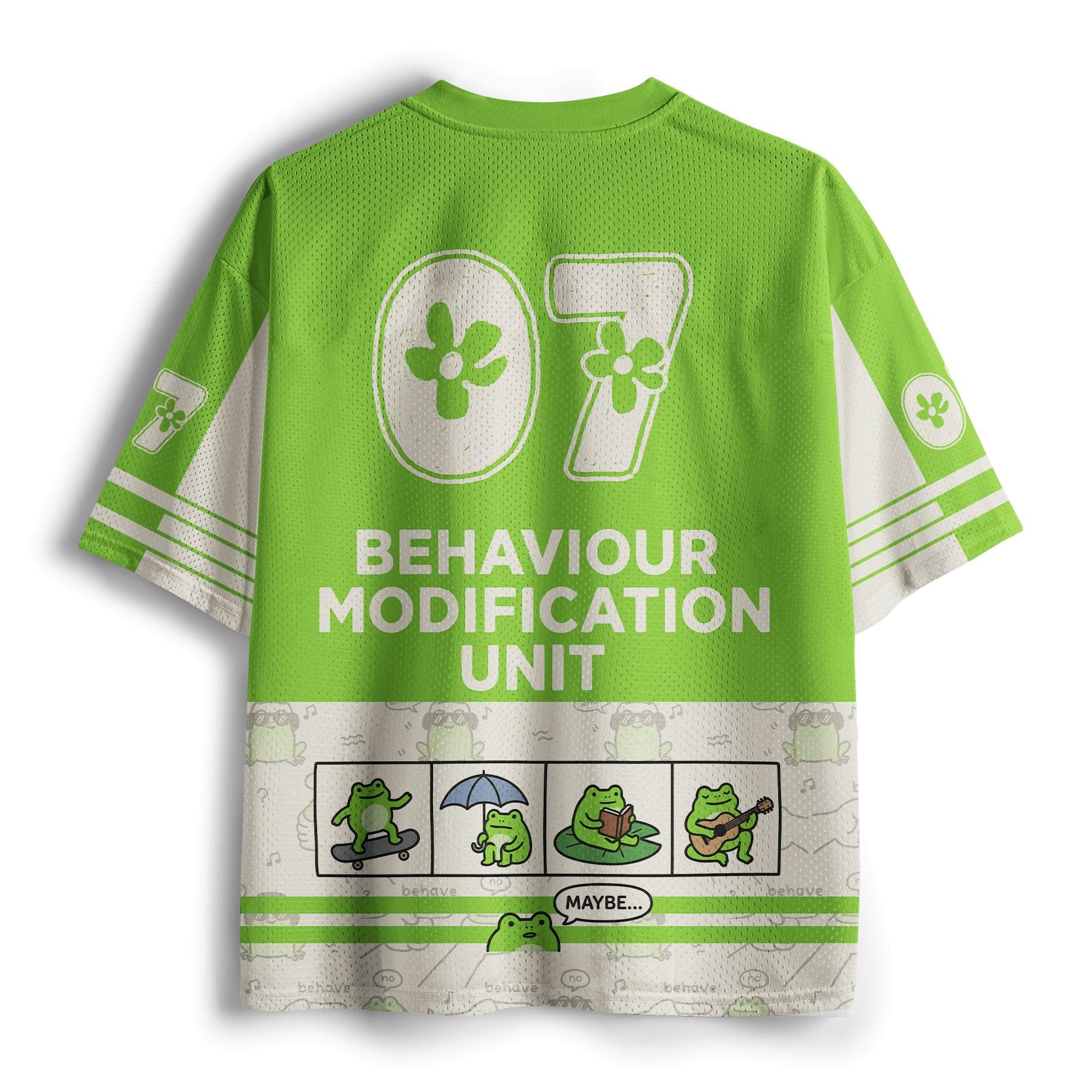 Kyoto-Lion Japanese Dishonest Cute Frog Mesh Jersey