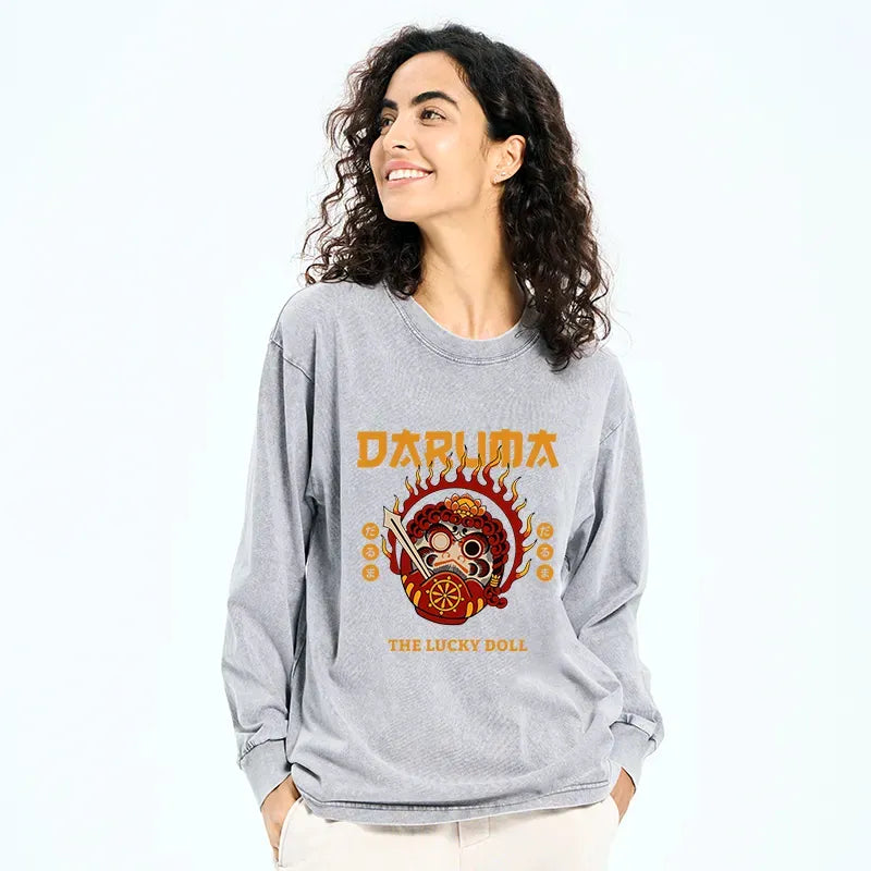 vintage japanese culture long sleeve tee