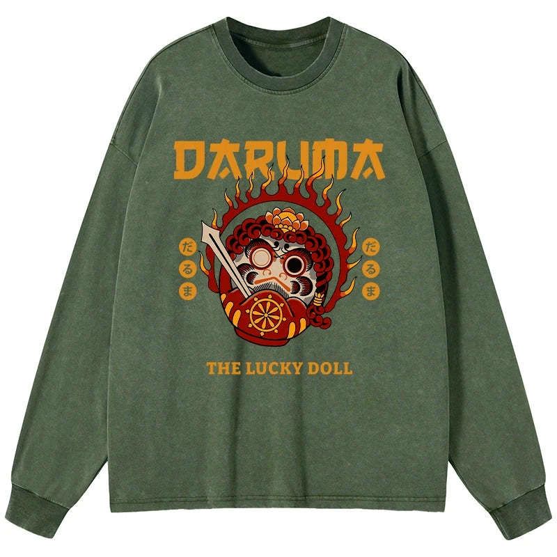 vintage japanese culture long sleeve tee