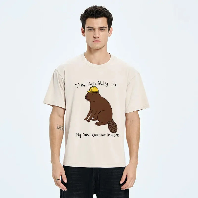 Japanese Washed T-Shirt for Daily Wear