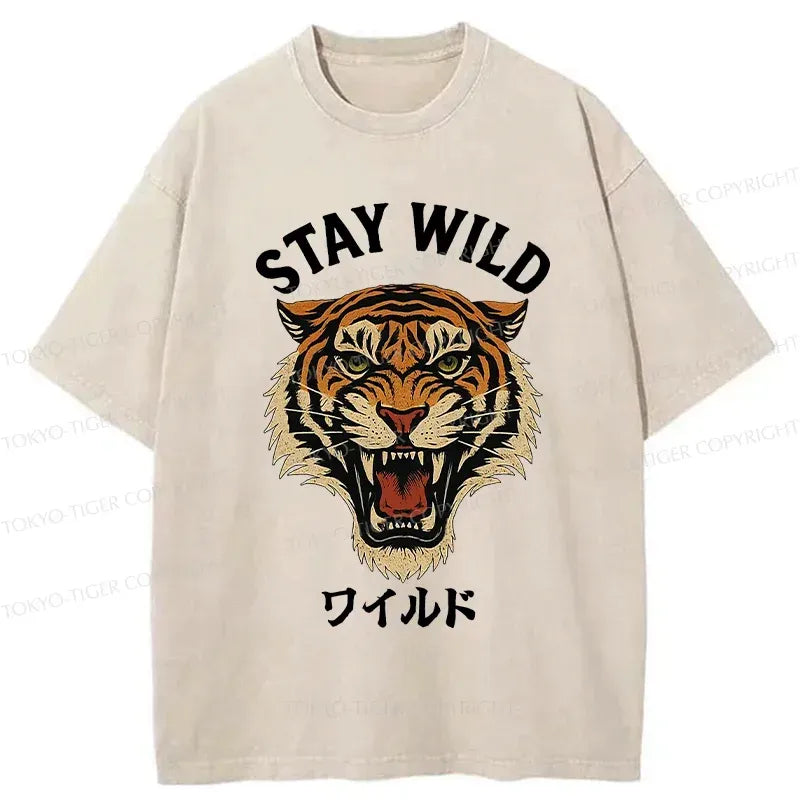 Unisex Cotton Tiger Tee Daily Wear