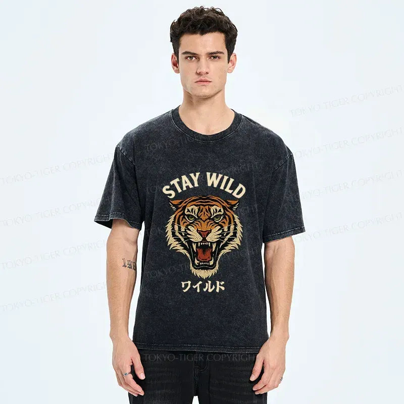 Unisex Cotton Tiger Tee Daily Wear