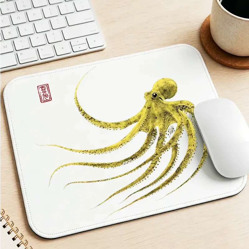 Vintage Japanese Octopus Desk Mat
