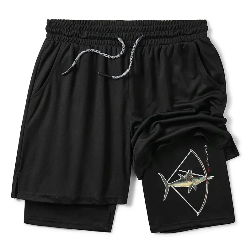 kyoto lion training shorts for men