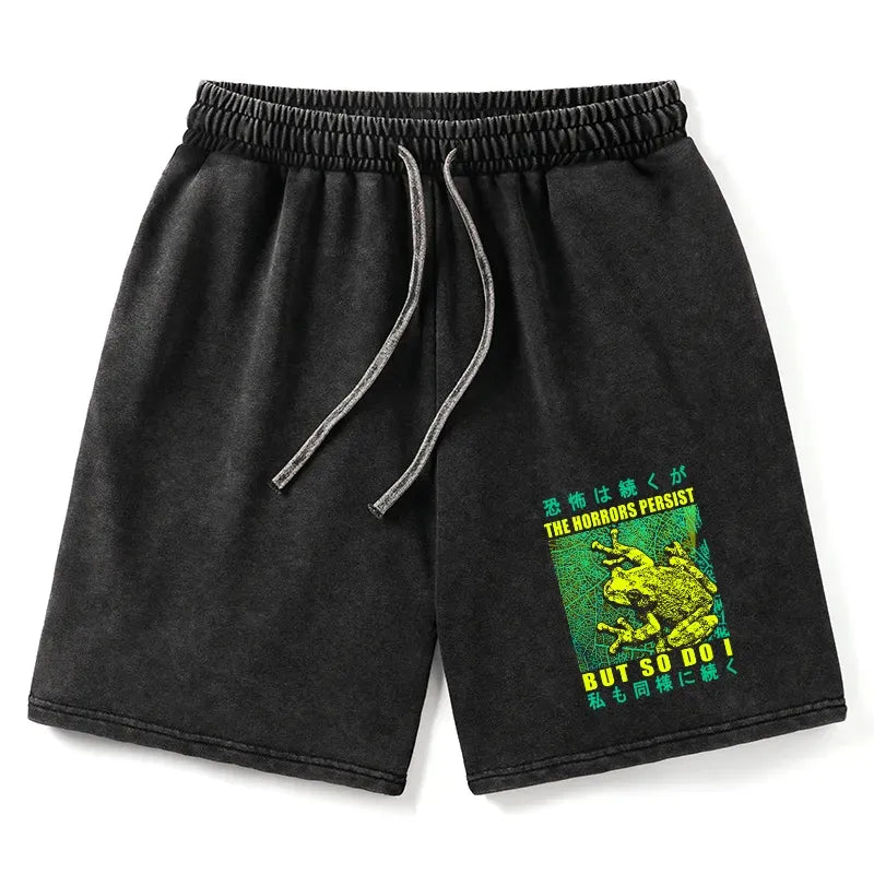 Retro Kyoto lion shorts on sale