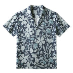 Japanese Floral Aloha Shirt for Summer