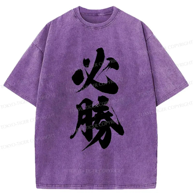 Kyoto-Lion Will Definitely Win Washed T-Shirt