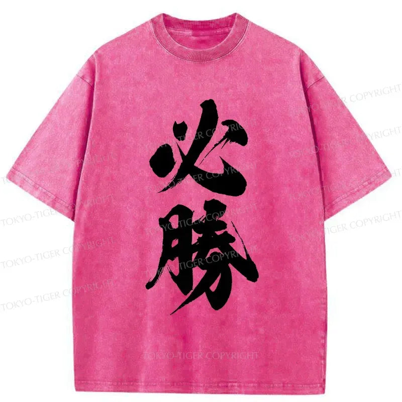 Kyoto-Lion Will Definitely Win Washed T-Shirt