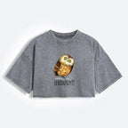 Seriously Confused Owl Art Tee for Daily Wear
