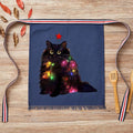 Kyoto-Lion Christmas Lights Cat Half Apron