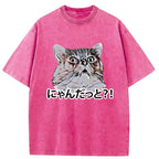 angry cat t-shirt for summer