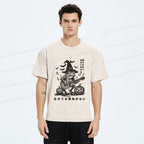 kyoto lion washed tee for men