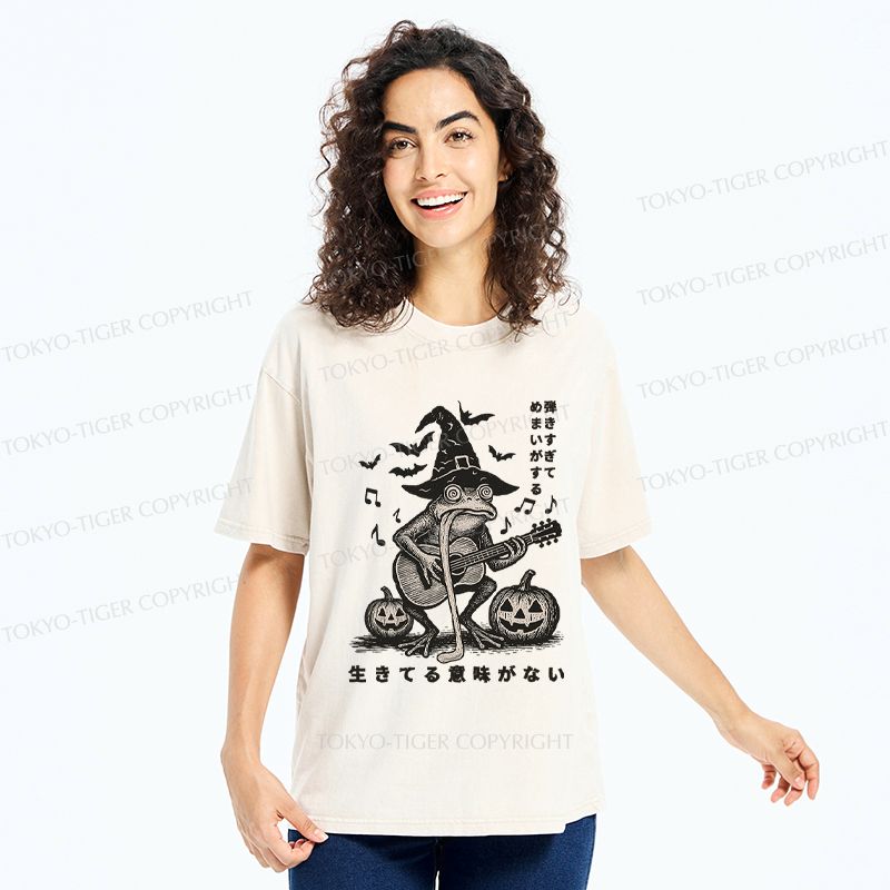 kyoto lion washed tee for men