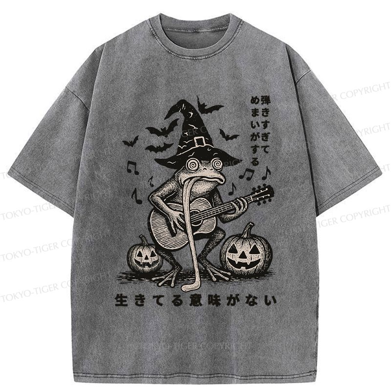 japanese vintage frog shirt