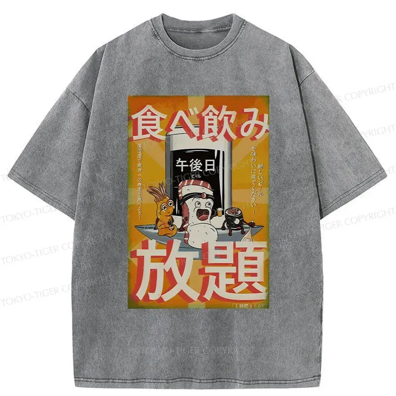 Vintage Japanese T-Shirt for Street Style