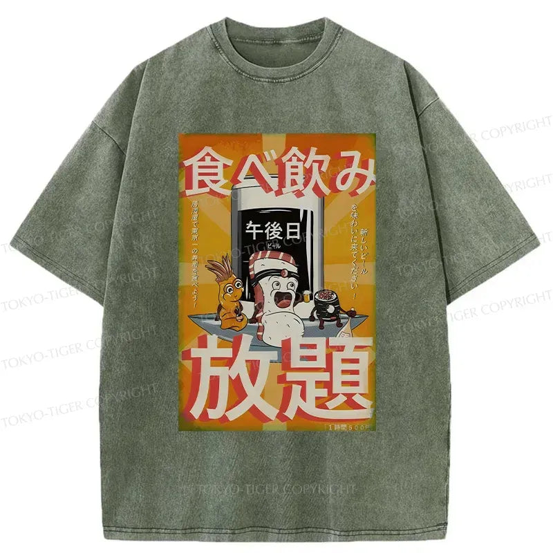 Vintage Japanese T-Shirt for Street Style