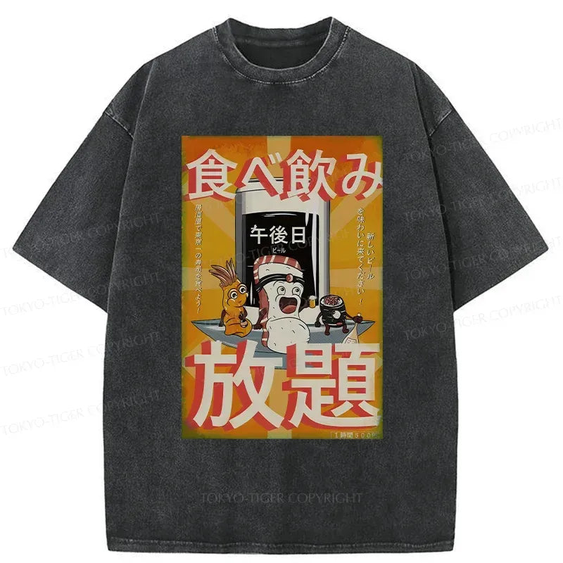 Vintage Japanese T-Shirt for Street Style