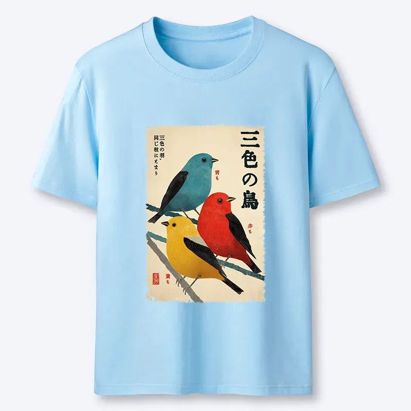 Kyoto-Lion Three Birds, One Branch Classic T-Shirt