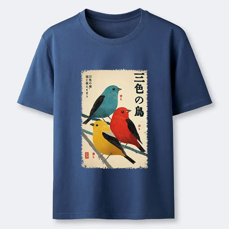 Japanese ukiyo-e t-shirt for everyday