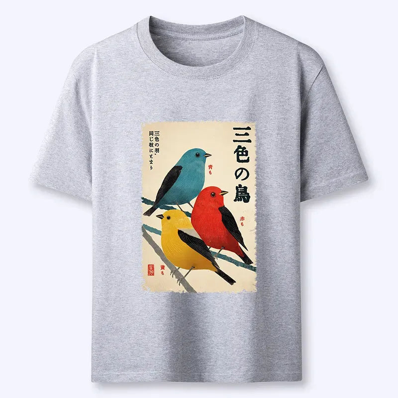 Kyoto-Lion Three Birds, One Branch Classic T-Shirt