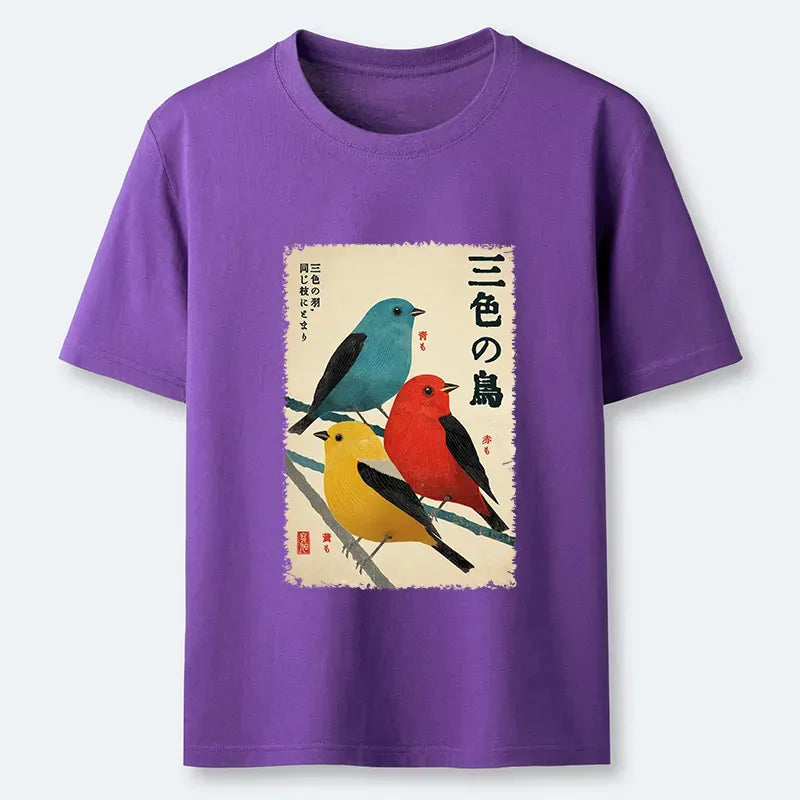 Kyoto-Lion Three Birds, One Branch Classic T-Shirt