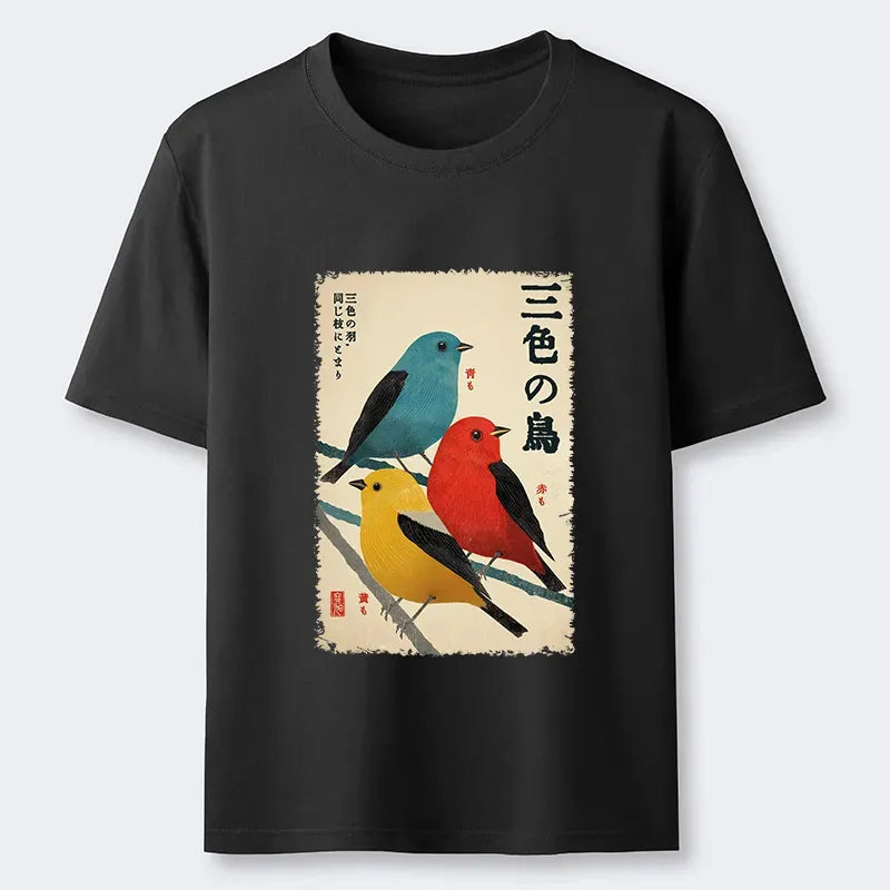 Kyoto-Lion Three Birds, One Branch Classic T-Shirt