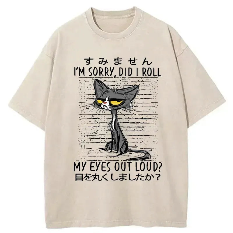 unisex cotton cat tee for everyday