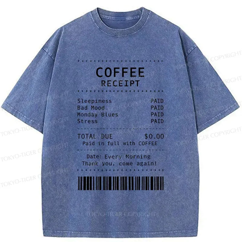 Kyoto-Lion Coffee Bill Washed T-Shirt