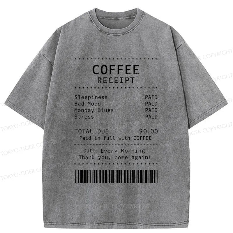 Kyoto-Lion Coffee Bill Washed T-Shirt