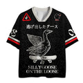 Japanese Kyoto Lion Mesh Jersey for Streetwear