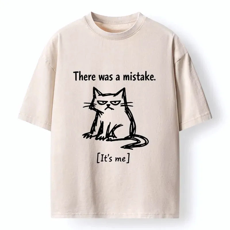 Kyoto-Lion Mistake Cat Funny Meme Washed T-Shirt